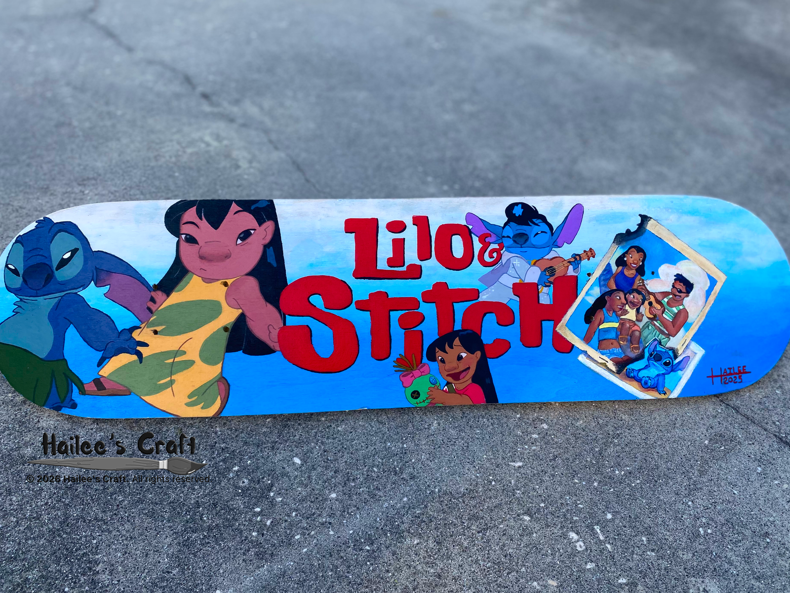 Lilo & Stitch Inspired Skateboard additional image 3